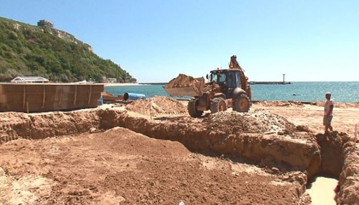 Строителство е предвидено по цялото протежение на брега, но с пешеходна алея и зелена зона Строителство е предвидено по цялото протежение на брега, но с пешеходна алея и зелена зона