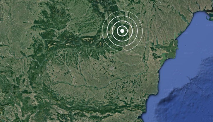 Трусът е регистриран тази нощ в 3:18 часа Трусът е регистриран тази нощ в 3:18 часа