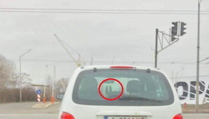 Шофьор с бургаска регистрация определено обра всички точки с "ароматизатора", който закачи в колата си