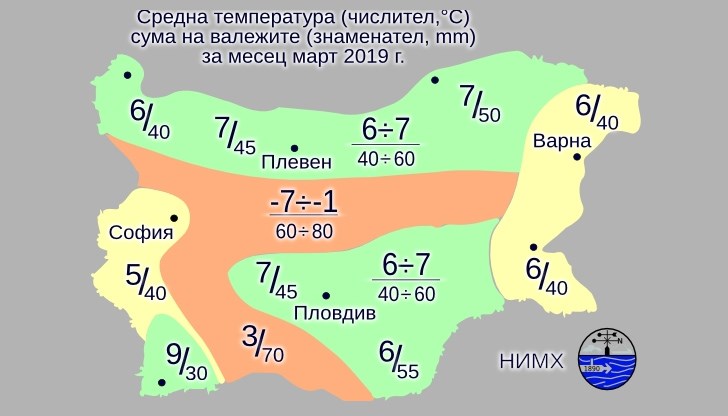 Месецът ще започне с предимно слънчево и топло време с максимални температури между 13° и 18°