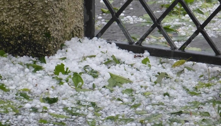 Това е върхът на сезона на градушките