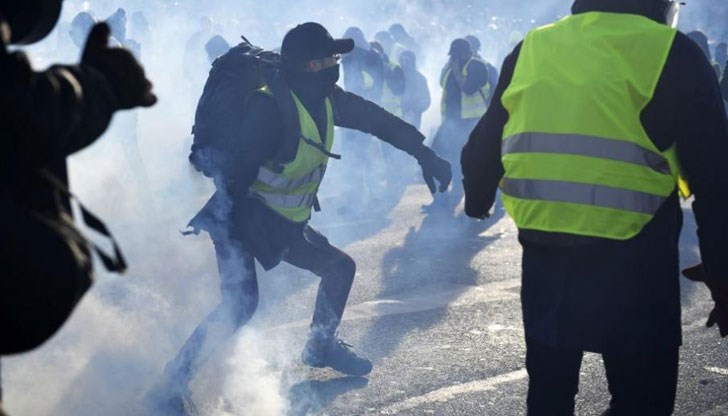 14-ата седмица на демонстрации на "жълтите жилетки" бе белязана от случаи на насилие