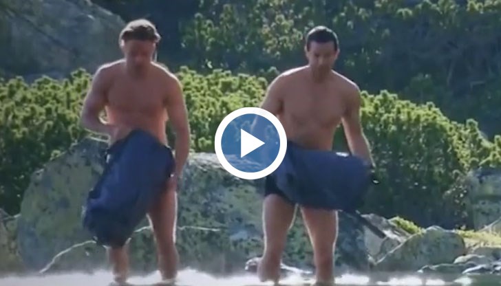 Майсторите по оцеляване Беър Грилс и Дерек Хъф се качили в Рила, където докато оцелявали, нарушили редица забрани