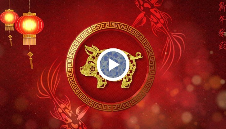 Днес започва Лунната нова година, която ще премине под знака на прасето – символ на изобилието в китайския зодиак