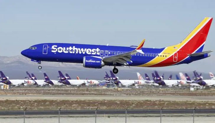 Машината на авиокомпания Southwest не е превозвала пътници