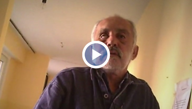 Кадри от скрита камера показват неадекватното му състояние