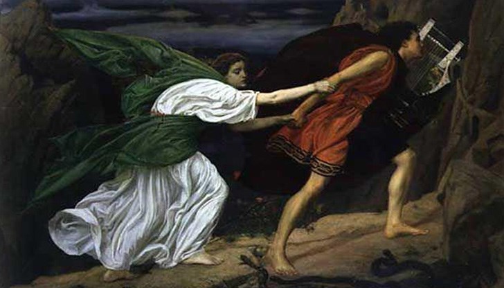 Орфей влязъл през Триградското ждрело в подземното царство да дири своята обична съпруга Евридика