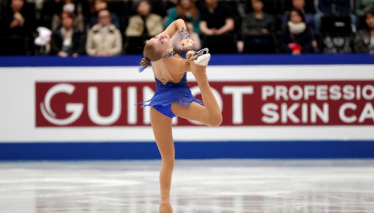 Българската фигуристка представи без грешка волната си програма Българската фигуристка представи без грешка волната си програма