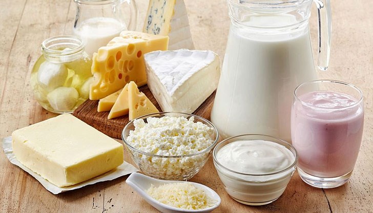Млечните продукти са богати на калций и повишават нивото му в урината