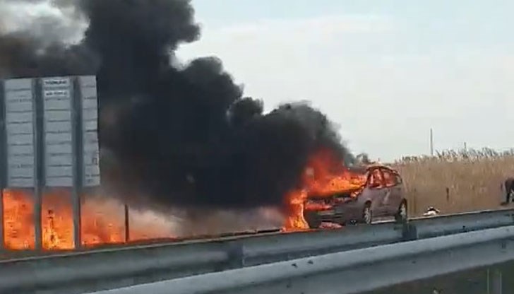 По първоначални данни възрастна жена е шофирала лекия автомобил