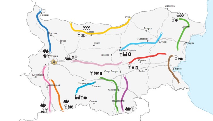 Пътешествениците гастрономи ще могат с един клик върху избрания от картата маршрут да получат информация за атракциите по него