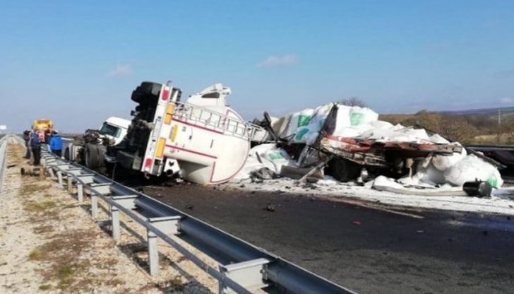 Произшествието е станало до отбивката за град Русе