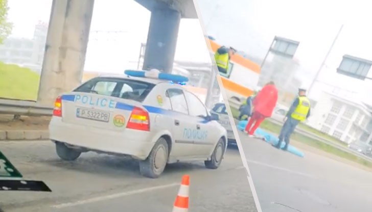Мотористът падна от моста над булевард "Христо Ботев"