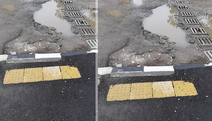 Хуманизмът тържествува, има за незрящите 4 плочки, преди да навлязат в блатотот