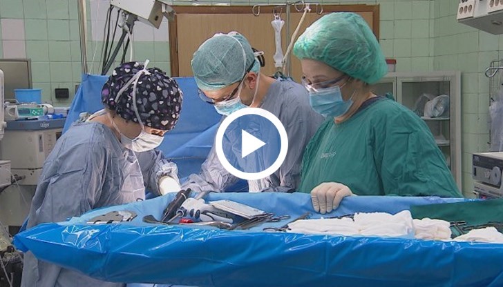 Лекари от ВМА извършиха уникална чернодробна трансплантация