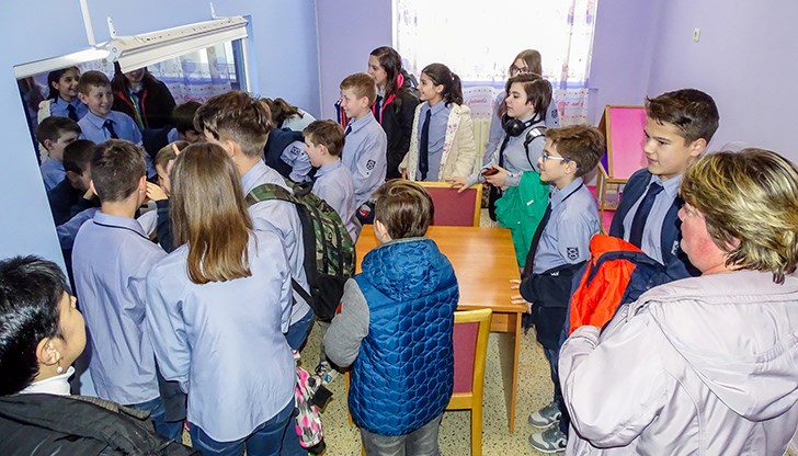 Това е мястото, където се разпитват деца