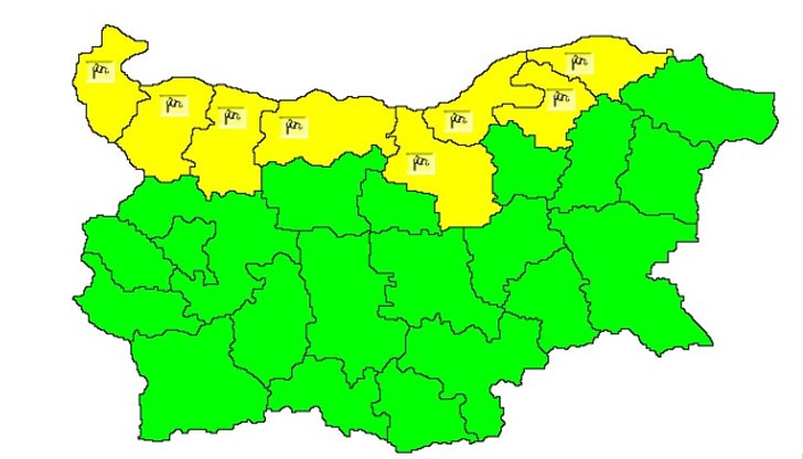Очаква се силен вятър с пориви до 22- 24 м/сек Очаква се силен вятър с пориви до 22- 24 м/сек