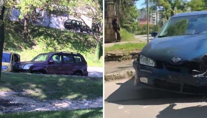 Удариха се три коли, една от които е такси Удариха се три коли, една от които е такси