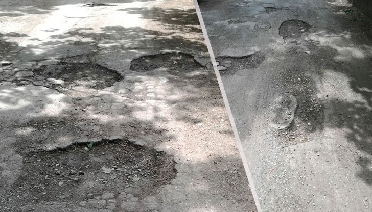 Асфалтирането е от тип "не разбирам от това" и "мързи ме да работя, както трябва"