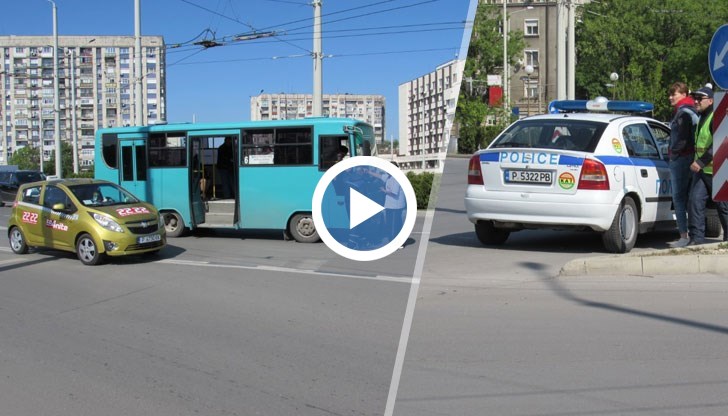 Шофьорка засече автобус на градския транспорт