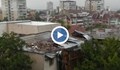 Бурята отнесе покрива на кооперация в Пловдив