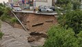 Рухна подпорна стена на възлов булевард в Търговище