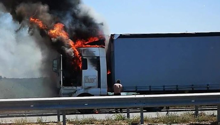 Инцидентът е на 58-я километър в посока Капитан Андреево