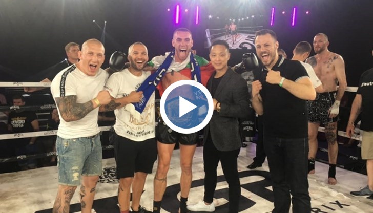 Българският кикбоксьор победи по категоричен начин британеца Кевин Уорд