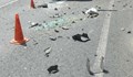Верижна катастрофа затруднява трафика по пътя Бургас - Карнобат