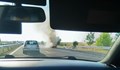 Автомобил се запали на магистрала „Тракия“
