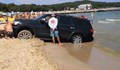 Концесионерът на плаж "Перла" отнася глоба заради джипа на плажа