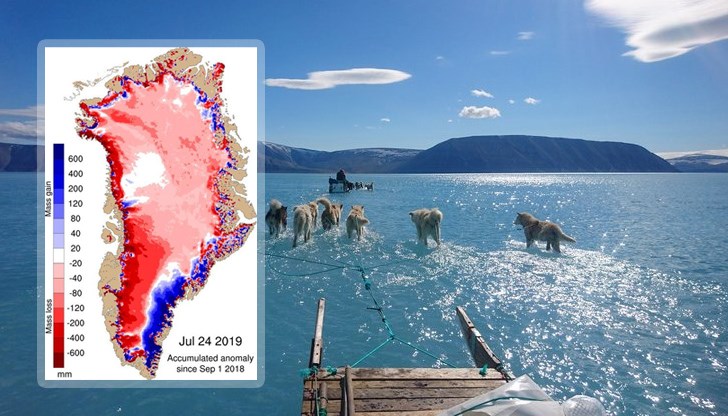 Горещият въздух от Северна Африка се насочва към Гренландия