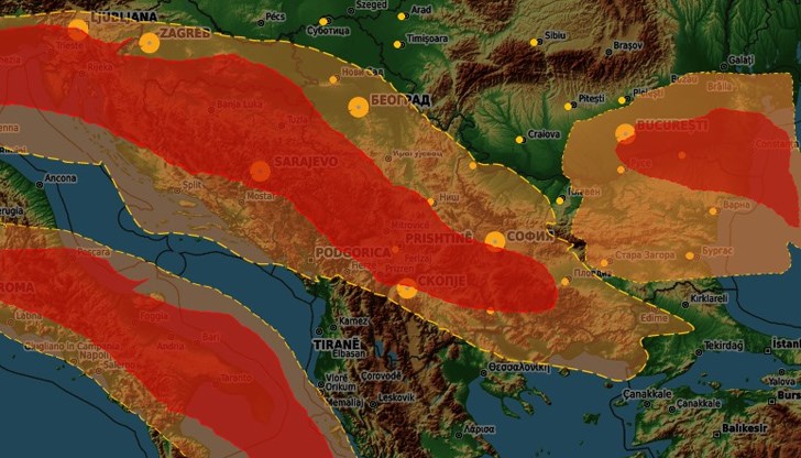 Опасно време ни очаква през следващите 48 часа!