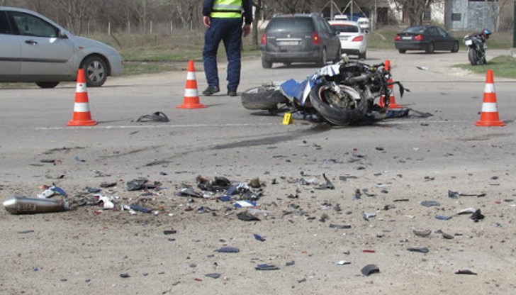 Моторист е загинал при инцидента / Снимката е илюстративна