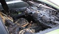 Кола изгоря на пътя Кубрат - Русе