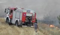 Работници с резачка запалили 1000 декара край Харманли