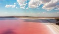 Турско езеро се оцвети в розово