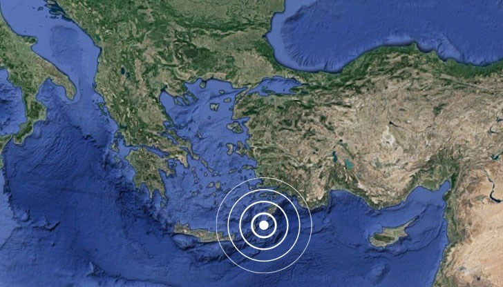 Земетресението е било усетено и в Родос
