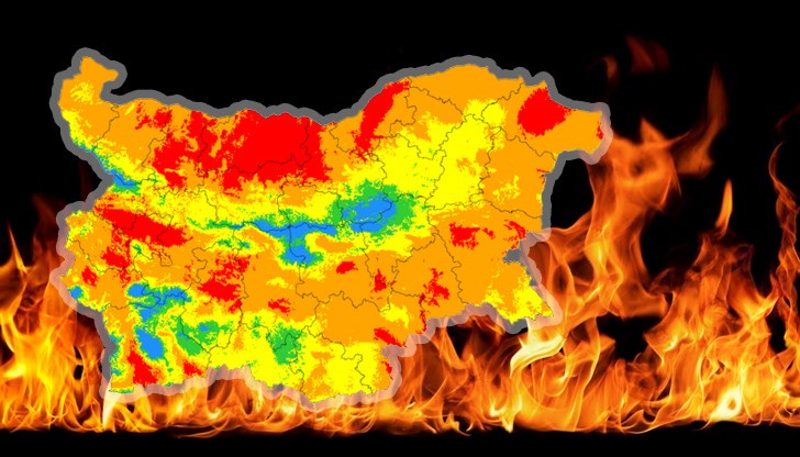 Екстремалният индекс означава, че са възможни бързо разпространяващи се много силни пожари с въвличане на дървесните корони