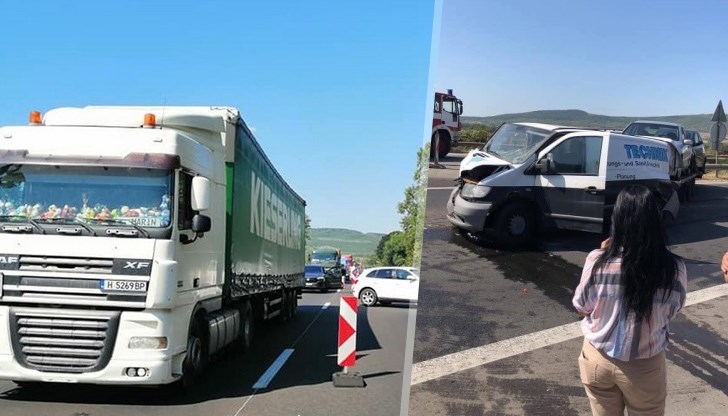 Движението се пренасочва по стария път за Варна