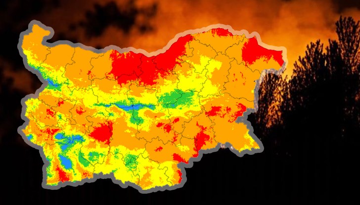 Възможни са бързо разпространяващи се много силни пожари с въвличане на дървесните корони