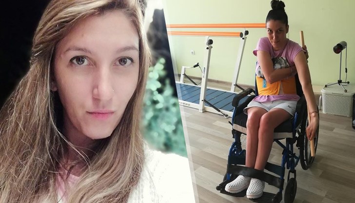 Младата жена е в инвалидна количка след претърпяна катастрофа и неадекватно лечение в България