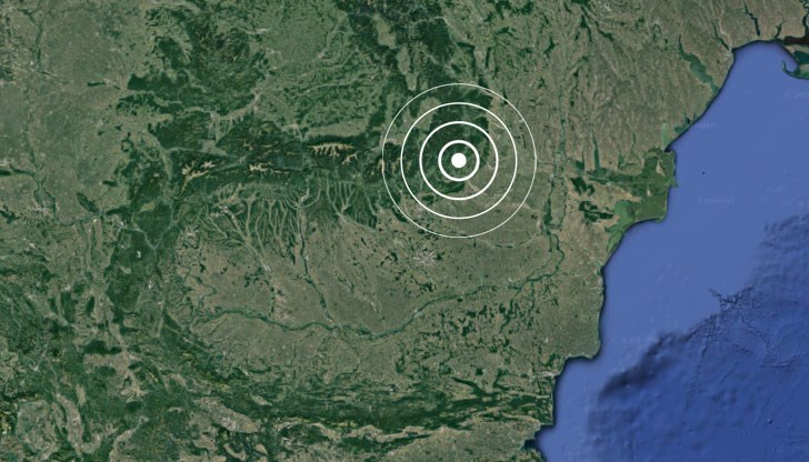 Трусът е регистриран в 03:37 часа Трусът е регистриран в 03:37 часа