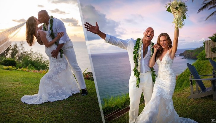 Сватбата на актьора Дуейн Джонсън се проведе в Хавай