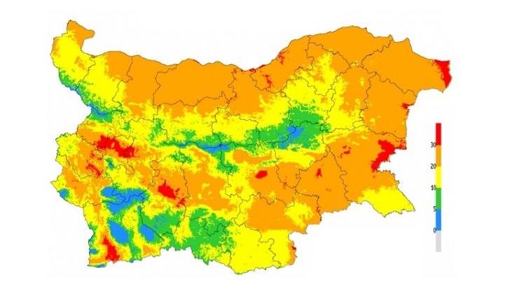 Индексът обхваща територии от областите София, София - град, Перник, Благоевград, Пазарджик, Стара Загора, Ямбол, Русе, Бургас, Варна и Добрич Индексът обхваща територии от областите София, София - град, Перник, Благоевград, Пазарджик, Стара Загора, Ямбол, Русе, Бургас, Варна и Добрич