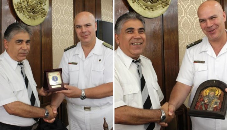 Заместник областният управител на Русе и командирът на Военноморските сили се срещнаха днес