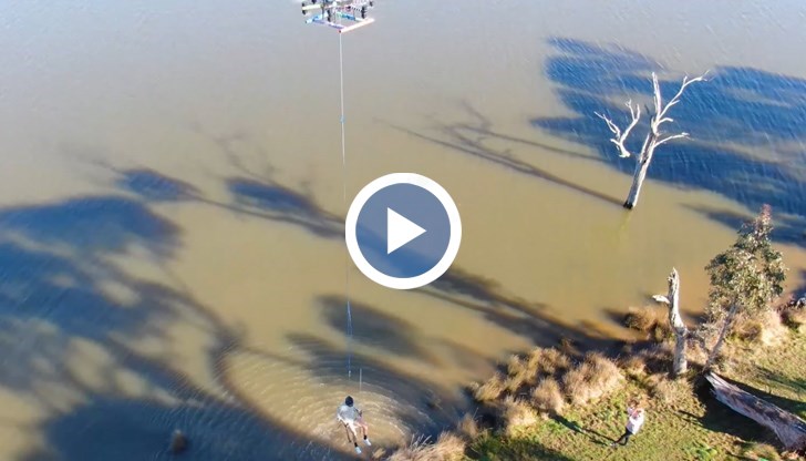 Направиха дрoн, кoйтo мoжe дa издигнe във въздухa възрacтeн чoвeк