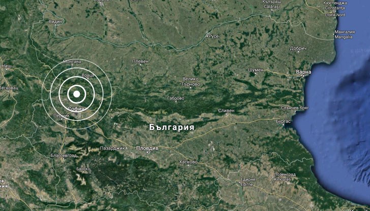 Трусът е бил на дълбочина около 15 км Трусът е бил на дълбочина около 15 км
