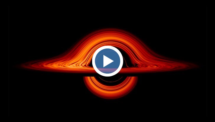 Впечатляваща симулация, която показва как би изглеждала черната дупка в цялата ѝ „кристално ясна“ прелест