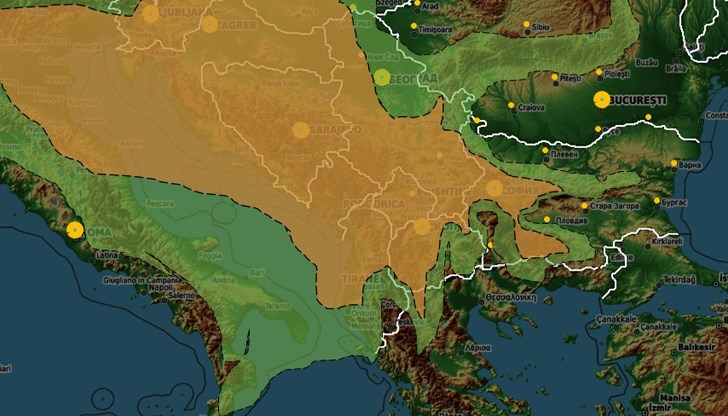 Следващите 48 часа, очакваме формирането на нов циклон над Средиземно море